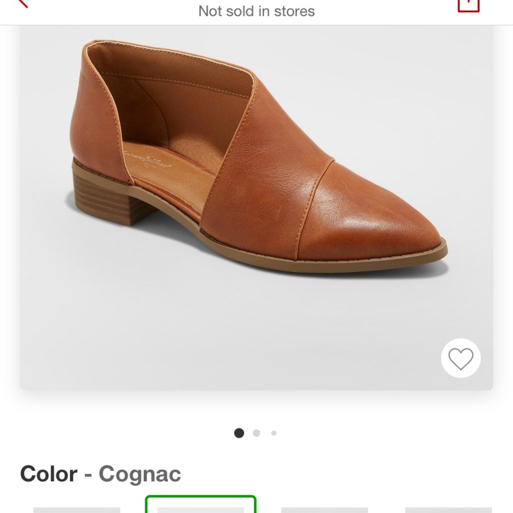 Cut out booties (cognac)